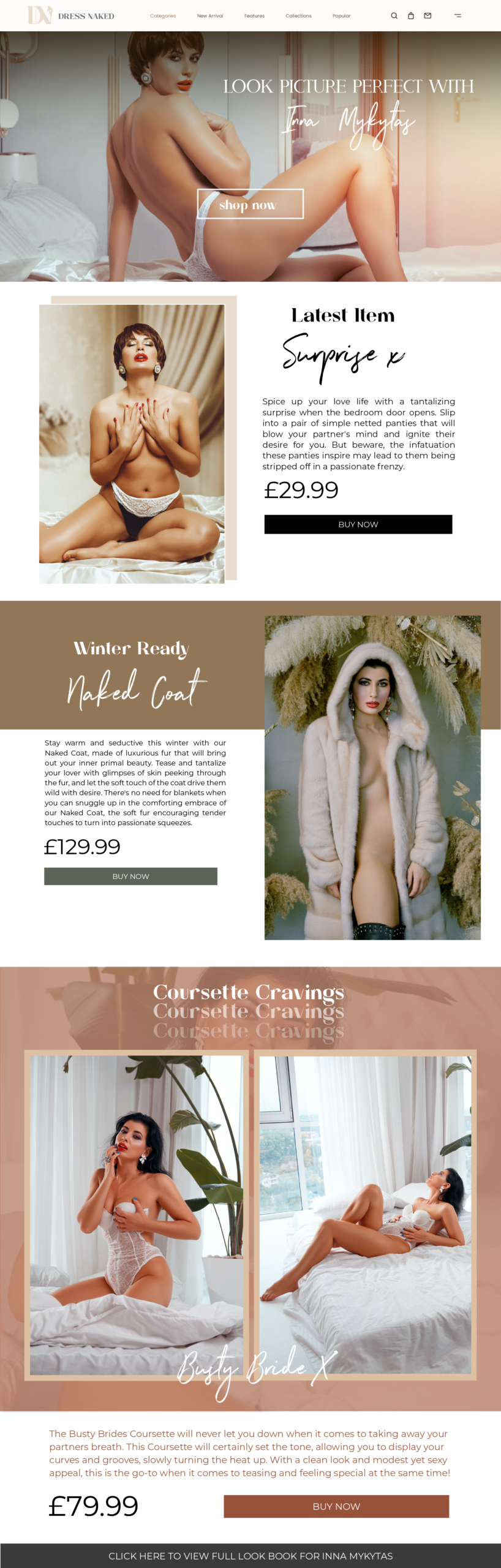 Dress Naked Desktop UI