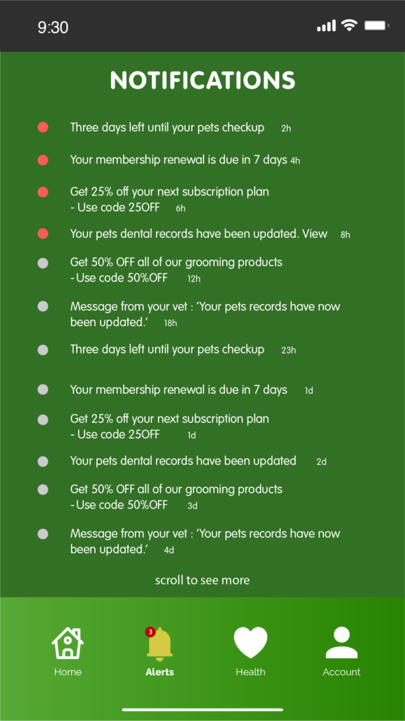 Notifications Mobile