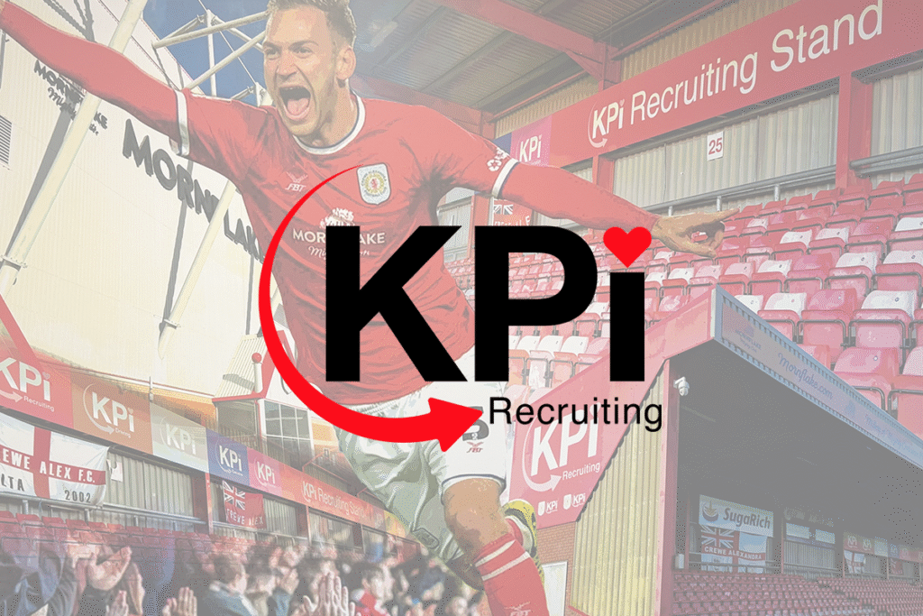 KPI Logo over background image of wallpaper